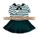 Hot kids baby girls pullover tops+skirt dress 2PCS set outfits clothes