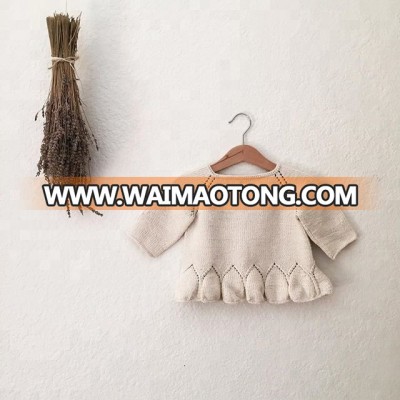 B14229A hot sale little girl fashion sweater